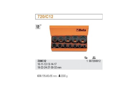 KOMPLET NASADEK 10-32MM, 12SZT KOMPLET NASADEK 10-32MM, 12SZT