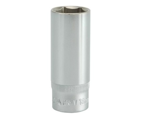 NASADKA DŁUGA 6-KĄTNA CHROMOWANA 3/8'' 18MM NASADKA DŁUGA 6-KĄTNA CHROMOWANA 3/8'' 18MM