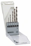 ZESTAW WIERTEŁ HEX DO METALU 2,3,4,5,6MM