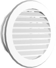 KRATKA OKRAGŁA FI125 160MM BIAŁA KRATKA OKRAGŁA FI125 160MM BIAŁA