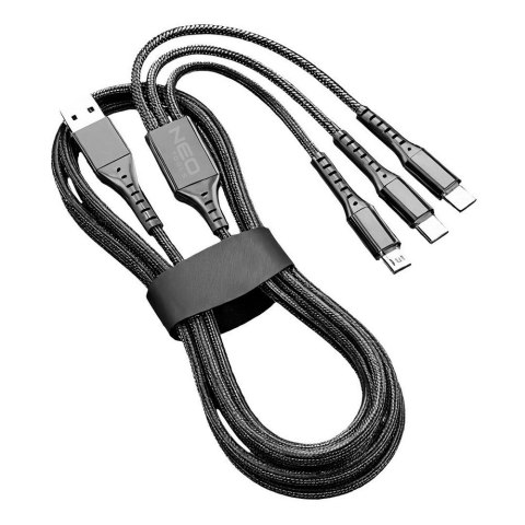 KABEL DO ŁADOWANIA 3W1 1.2M NEO KABEL DO ŁADOWANIA 3W1 1.2M NEO