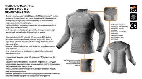 KOSZULKA TERMOAKTYWNA ROZMIAR XXL/XXXL NEO KOSZULKA TERMOAKTYWNA ROZMIAR XXL/XXXL NEO