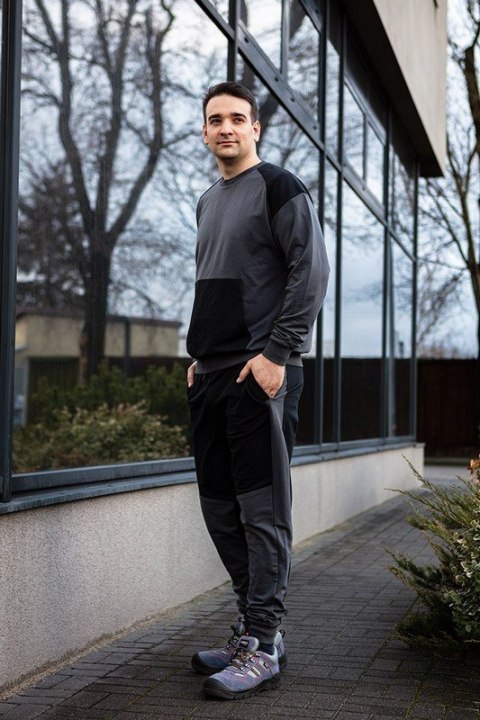 SPODNIE DRESOWE COMFORT, SZARO-CZARNE ROZMIAR L NEO SPODNIE DRESOWE COMFORT, SZARO-CZARNE ROZMIAR L NEO