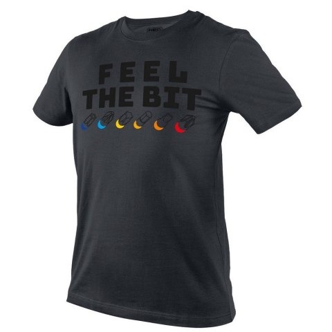 T-SHIRT Z NADRUKIEM FEEL THE BIT ROZMIAR M NEO T-SHIRT Z NADRUKIEM FEEL THE BIT ROZMIAR M NEO