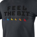 T-SHIRT Z NADRUKIEM FEEL THE BIT ROZMIAR M NEO