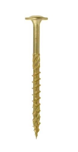 WKRĘT DO DREWNA Z KOŁNIERZEM NA TORX OCYNK ŻÓŁTY 6*200MM T30 UN
