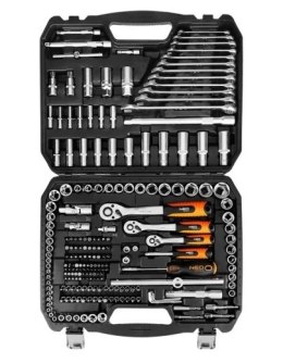 ZESTAW KLUCZY NASADOWYCH 1/2'' 3/8'' 1/4'' 220 ELEMENTÓW NEO