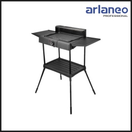 GRILL ELEKTRYCZNY MIR-E003 UN 2000W | 54x40x85cm | TERMOSTAT