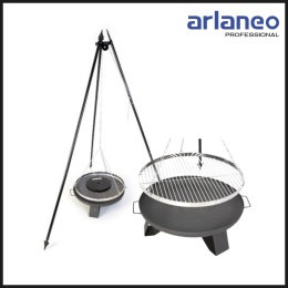 GRILL OGRODOWY TRÓJNÓG 60CM UN – WYTRZYMAŁOŚĆ I MOBILNOŚĆ
