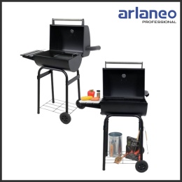 GRILL WĘGLOWY Z POKRYWĄ, RUSZT 47*34CM LUND