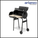 GRILL WĘGLOWY Z WĘDZARNIĄ, RUSZT 60*30CM LUND