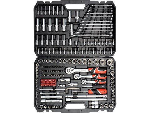 KPL. 46SZT ZESTAW NARZ. XXL 1/4'', 3/8'', 1/2'' 216 SZTUK YATO KPL. 46SZT ZESTAW NARZ. XXL 1/4'', 3/8'', 1/2'' 216 SZTUK YATO