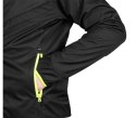 KURTKA MIX&MATCH SOFTSHELL CZARNO-ŻÓŁTA ROZMIAR M NEO