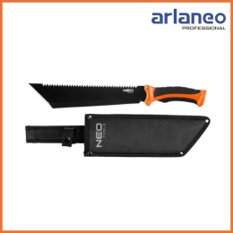 MACZETA 40CM NEO TOOLS | STAL NIERDZEWNA | Z PIŁĄ I FUTERAŁEM
