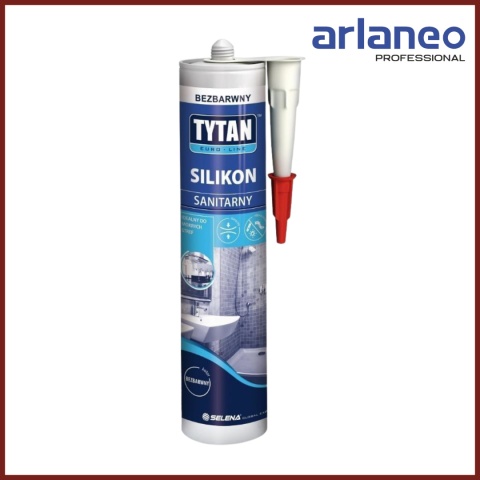 SILIKON SANITARNY EURO-LINE 280ML BEZBARWNY
