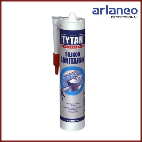 SILIKON SANITARNY TYTAN 280ML BIAŁY