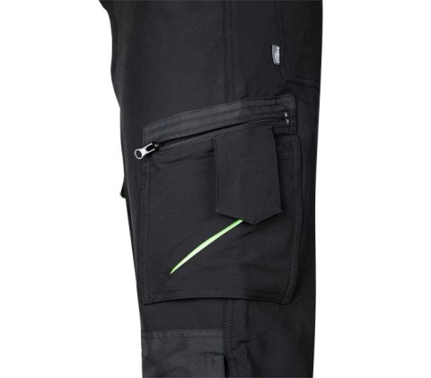 SPODNIE ROBOCZE MIX&MATCH CZARNO-ZIELONE ROZMIAR XL NEO SPODNIE ROBOCZE MIX&MATCH CZARNO-ZIELONE ROZMIAR XL NEO