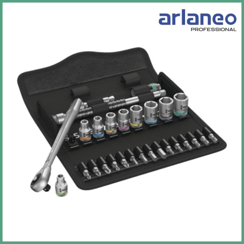 ZESTAW KLUCZY NASADOWYCH WERA ZYLKOP 1/4'' 5–13 MM, 28 CZ. – 8100 SA 7 ZESTAW KLUCZY NASADOWYCH WERA ZYLKOP 1/4'' 5–13 MM, 28 CZ. – 8100 SA 7