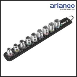 ZESTAW KLUCZY NASADOWYCH ZYKLOP 3/8'' 9 CZĘŚCI – WERA BELT B4