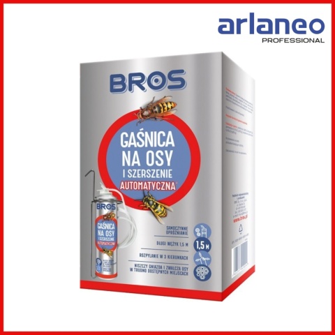 GAŚNICA NA OSY I SZERSZENIE AUTOMATYCZNA 400ML BROS GAŚNICA NA OSY I SZERSZENIE AUTOMATYCZNA 400ML BROS