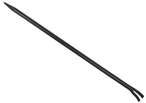 ŁOM PROSTY Z RATKĄ 1070MM KUŹNIA