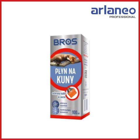 PŁYN NA KUNY 100ML BROS | Odstraszacz o długotrwałym działaniu PŁYN NA KUNY 100ML BROS | Odstraszacz o długotrwałym działaniu
