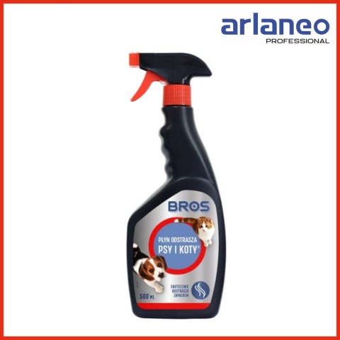 PŁYN ODSTRASZA PSY I KOTY 500ML BROS PŁYN ODSTRASZA PSY I KOTY 500ML BROS