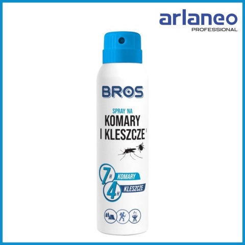 SPRAY NA KOMARY I KLESZCZE 120/90ML BROS SPRAY NA KOMARY I KLESZCZE 120/90ML BROS