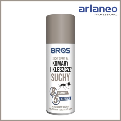 SUCHY SPRAY NA KOMARY I KLESZCZE 90ML BROS SUCHY SPRAY NA KOMARY I KLESZCZE 90ML BROS