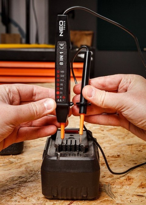 WIELOFUNKCYJNY TESTER NAPIĘCIA 8 W 1 AC/DC 6-380V NEO WIELOFUNKCYJNY TESTER NAPIĘCIA 8 W 1 AC/DC 6-380V NEO