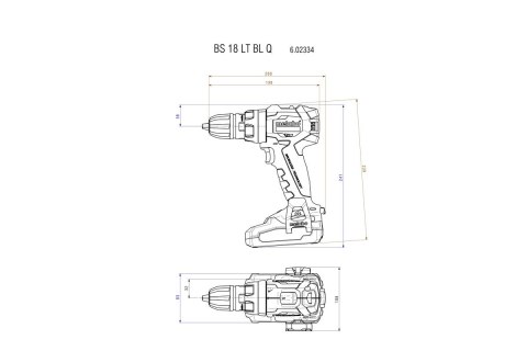 WIERTARKO-WKRĘTARKA AKUMULATOROWA BS 18 LT BL Q 0*AH METABO WIERTARKO-WKRĘTARKA AKUMULATOROWA BS 18 LT BL Q 0*AH METABO