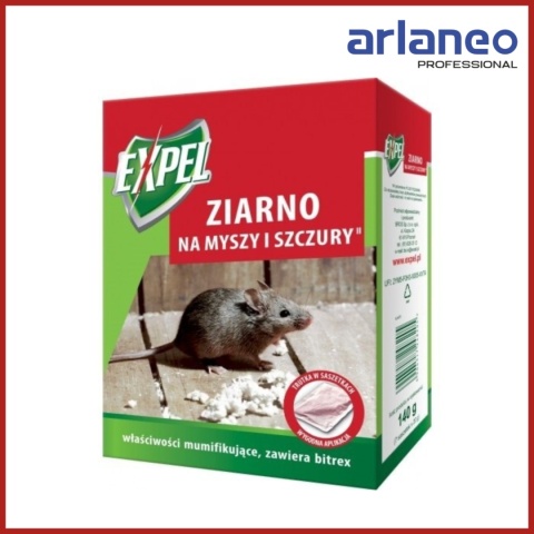 ZIARNO NA MYSZY I SZCZURY 140G EXPEL BROS ZIARNO NA MYSZY I SZCZURY 140G EXPEL BROS