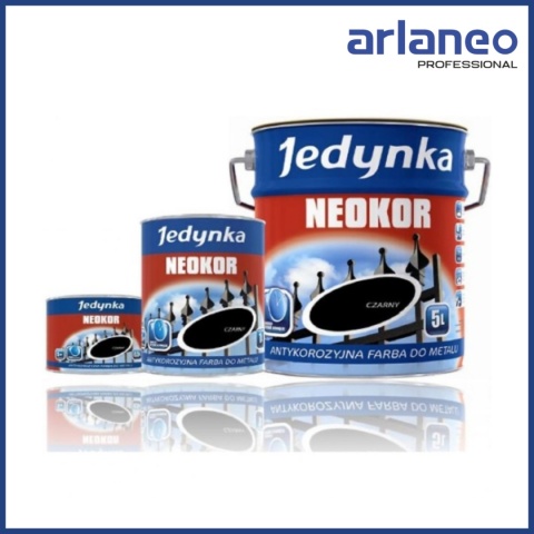 ANTYKOROZYJNA FARBA PODKŁADOWA NEOKOR CZARNY 1L JEDYNKA ANTYKOROZYJNA FARBA PODKŁADOWA NEOKOR CZARNY 1L JEDYNKA