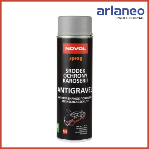 Baranek Gravit 600 Spray szary 500 ml Novol | elastyczna powłoka, trwały Baranek Gravit 600 Spray szary 500 ml Novol | elastyczna powłoka, trwały