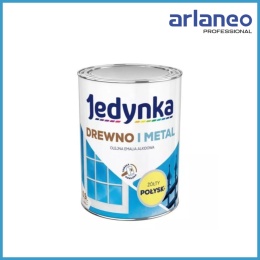EMALIA ALKIDOWA DO DREWNA I METALU ŻÓŁTA 0,9L JEDYNKA | TRWAŁA I WYDAJNA