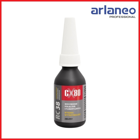 KLEJ DO MONTAŻU ŁOŻYSK I PIERŚCIENI ZIELONY 10ML CX-80 KLEJ DO MONTAŻU ŁOŻYSK I PIERŚCIENI ZIELONY 10ML CX-80