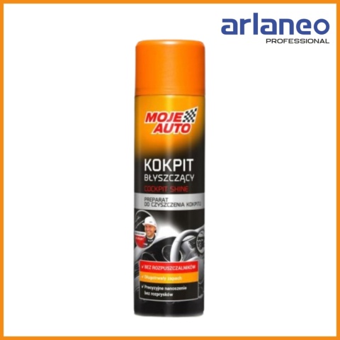 Kokpit błyszczący 600ml Black Moje Auto • antystatyczny, bez rozpuszczalników, nabłyszczający Kokpit błyszczący 600ml Black Moje Auto • antystatyczny, bez rozpuszczalników, nabłyszczający