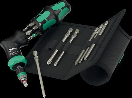 KRAFTFORM KOMPAKT PISTOL RA-R 2, 13 CZĘŚCI WERA
