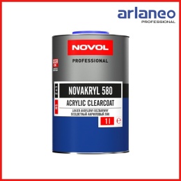 LAKIER bezbarwny NOVOL Novakryl 580 1L – SR 2:1, wysoki połysk, bez utwardzacza