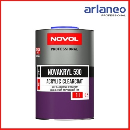 LAKIER BEZBARWNY NOVOL NOVAKRYL 590 2:1 1L – akrylowy, wysoki połysk, SR