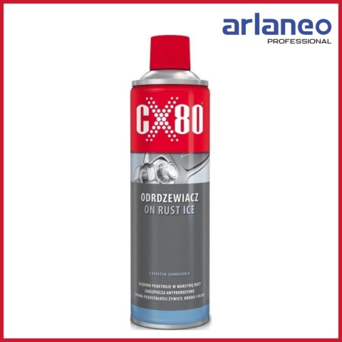 ODRDZEWIACZ Z EFEKTEM ZAMRAŻANIA ON RUST ICE 500ML CX-80 ODRDZEWIACZ Z EFEKTEM ZAMRAŻANIA ON RUST ICE 500ML CX-80