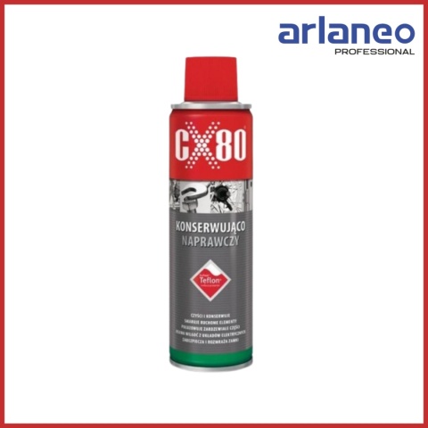 Płyn konserwująco-naprawczy TEFLON CX-80 250ml • smar do łańcuchów i sprzętu Płyn konserwująco-naprawczy TEFLON CX-80 250ml • smar do łańcuchów i sprzętu