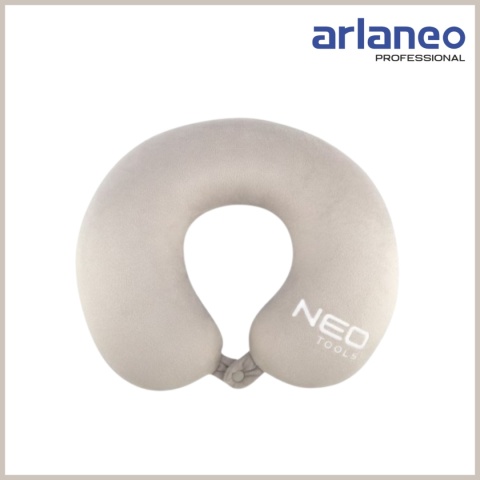 Poduszka podróżna rogal MEMORY FOAM NEO z pokrowcem 30x30cm Poduszka podróżna rogal MEMORY FOAM NEO z pokrowcem 30x30cm