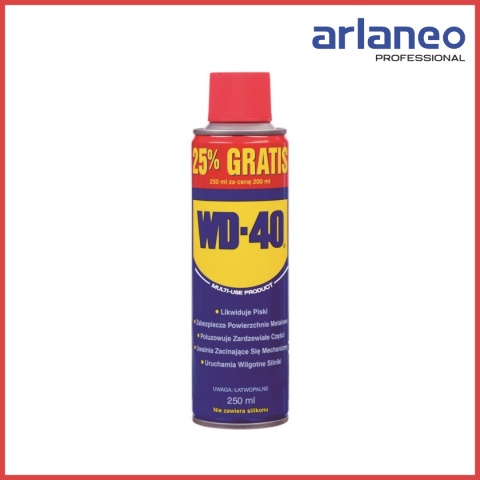 PREPARAT WIELOFUNKCYJNY WD-40 200ML + 25% GRATIS WD-40 PREPARAT WIELOFUNKCYJNY WD-40 200ML + 25% GRATIS WD-40