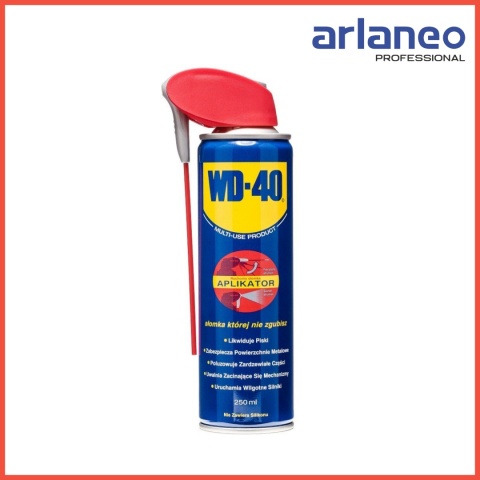 PREPARAT WIELOFUNKCYJNY WD-40 250ML Z APLIKATOREM WD-40 PREPARAT WIELOFUNKCYJNY WD-40 250ML Z APLIKATOREM WD-40