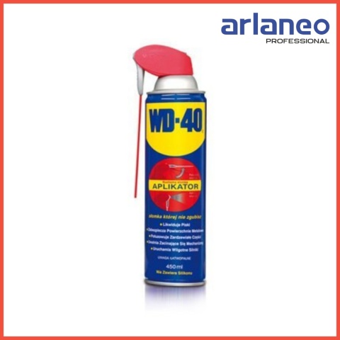 PREPARAT WIELOFUNKCYJNY Z APLIKATOREM WD-40 450ML PREPARAT WIELOFUNKCYJNY Z APLIKATOREM WD-40 450ML