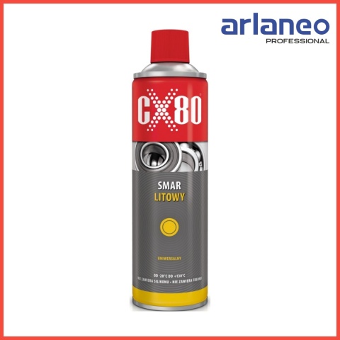 SMAR LITOWY UNIWERSALNY AEROZOL 500ML CX-80 SMAR LITOWY UNIWERSALNY AEROZOL 500ML CX-80