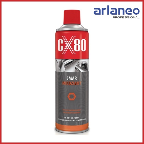 SMAR MIEDZIANY PRZECIWZAPIECZENIOWY AEROZOL 500ML CX-80 SMAR MIEDZIANY PRZECIWZAPIECZENIOWY AEROZOL 500ML CX-80