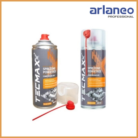 SPRĘŻONE POWIETRZE 400ML + SŁOMKA – TECMAXX