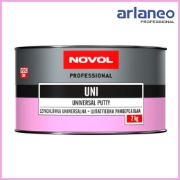 Szpachlówka Uni 2 kg Novol | wypełniająca, dobra przyczepność, stal, aluminium